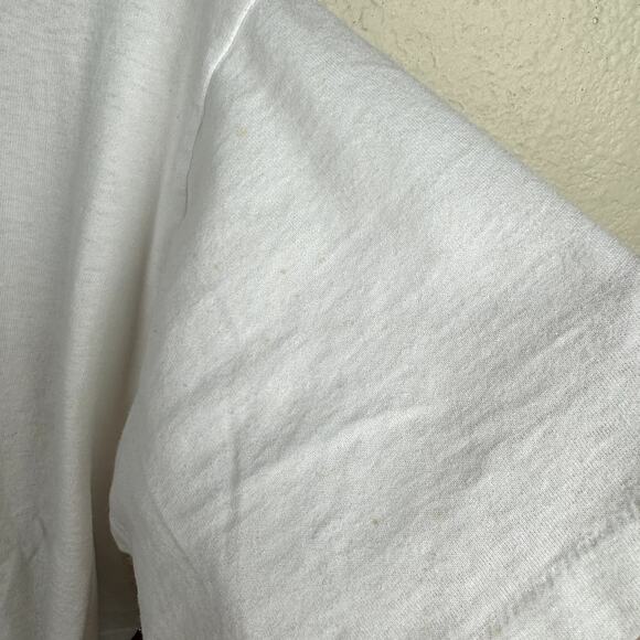 Vintage James Dean Shirt Size XL White Single Stitch Memorial Rod Run 1990 USA - Picture 8 of 9